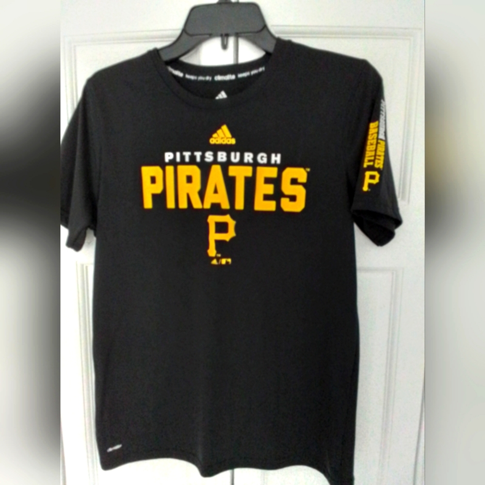 Adidas Black Pittsburgh Pirates Youth Shirt